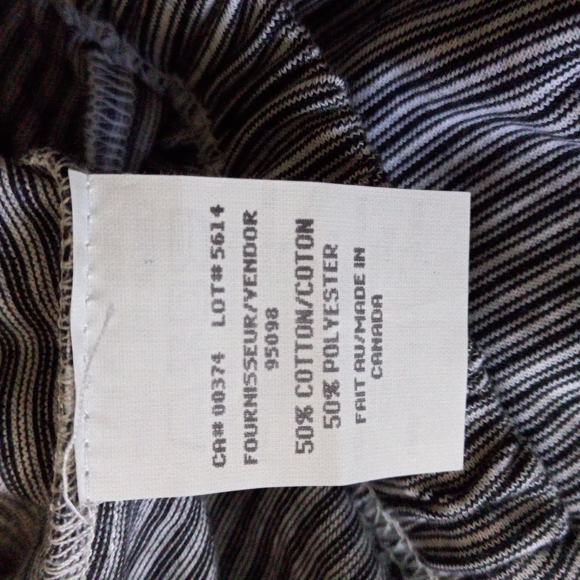 NWT Striped lightweight summer pants, size Large - Picture 4 of 4